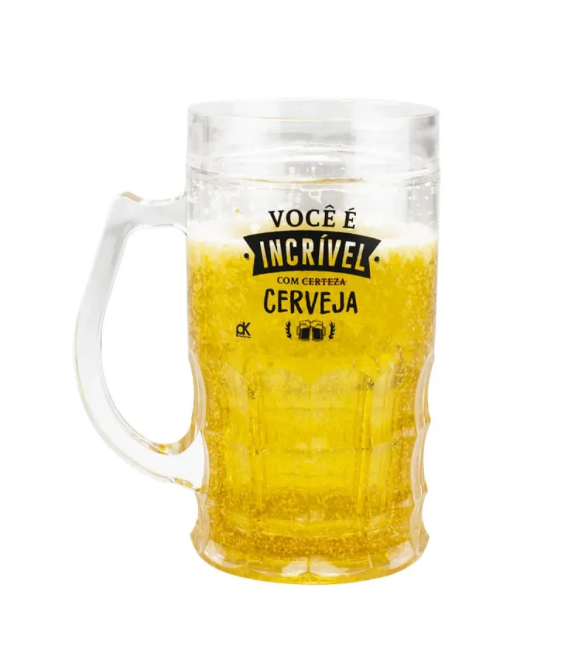 Caneca Você É Incrível Com Cerveja 400ml