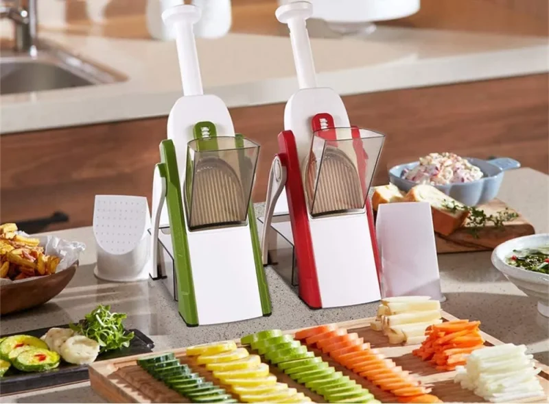 Cortador Multifuncional 5 Funções Plástico e Aço Inox  Clink - Image 6