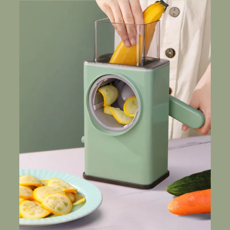 Cortador e Fatiador de Legumes Manual Lâminas Inox - Imagem 3