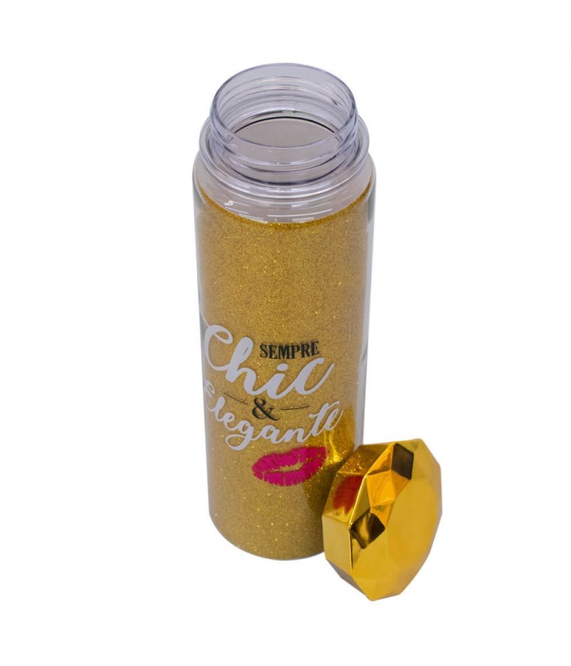 Garrafa Tampa Diamante Dourado 500ml - Projeto Kiwi - Image 5
